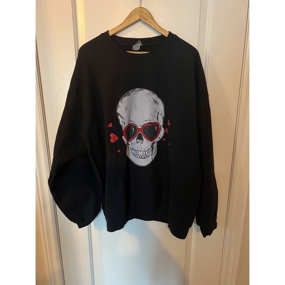 Etsy Skull heart sweater - Picture 2 of 2